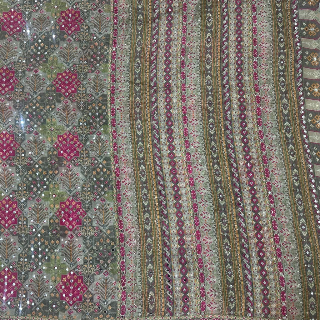 Beautiful rangkart saree with stitch blouse