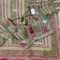 Beautiful rangkart saree with stitch blouse
