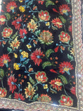 Elegant Floral Printed Crepe Saree