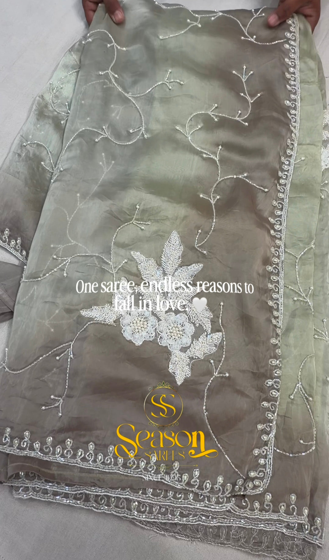 Fancy organza saree