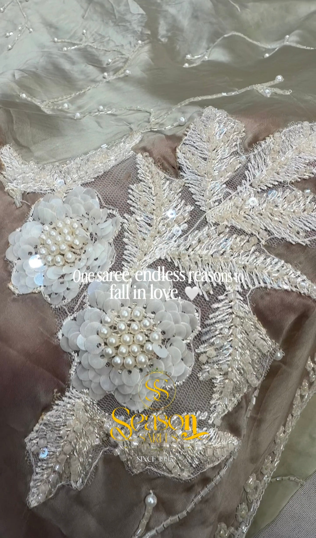 Fancy organza saree