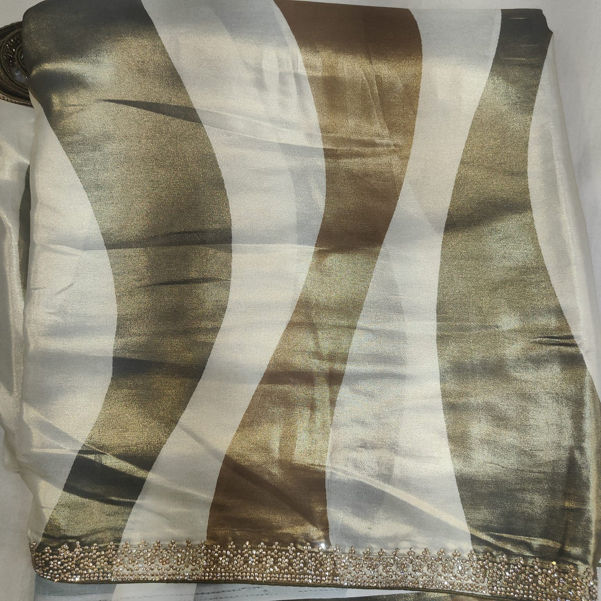 Designer printed saree
