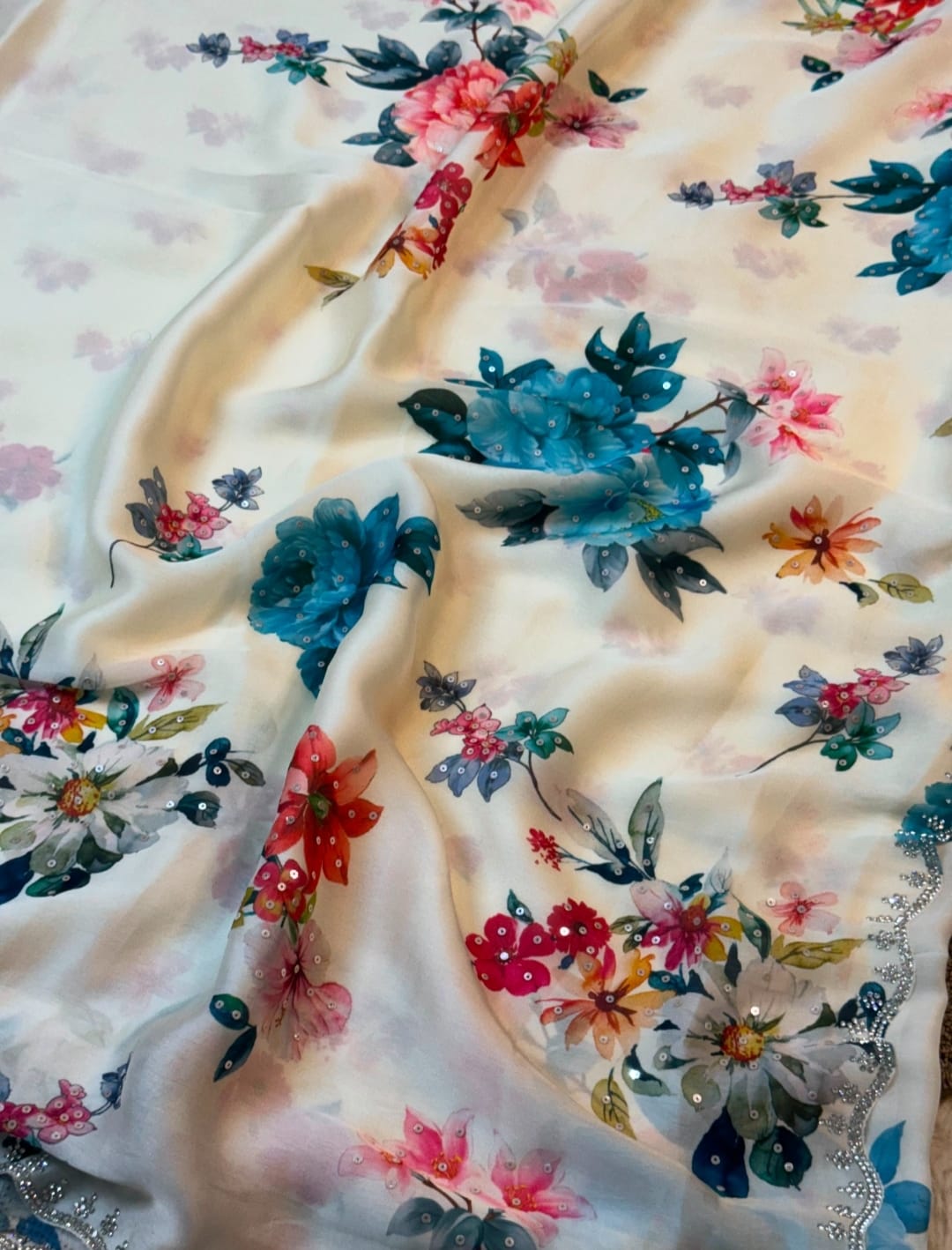 printed saree